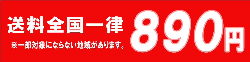 送料全国一律８９０円